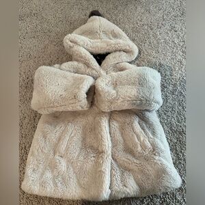 Zara faux fur coat